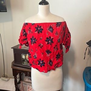 Cute off shoulder blouse, like new.
